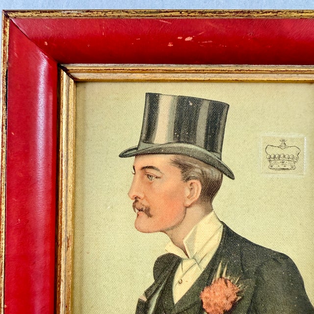 Framed Original Vanity Fair Caricature Litho, the Marquess of Bath, 1896 For Sale - Image 4 of 14