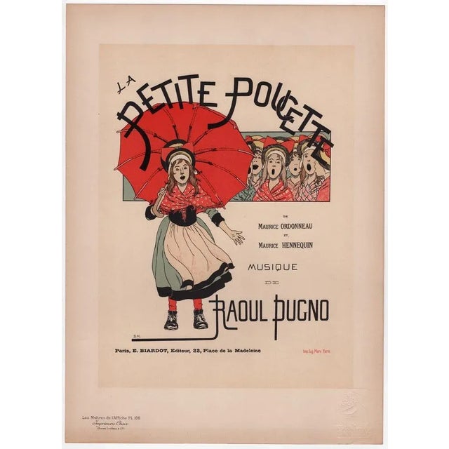 Maurice B. de Monvel, La Petite Poucette from Les Maîtres de L'Affiche, 1898, Original Lithograph For Sale - Image 12 of 13