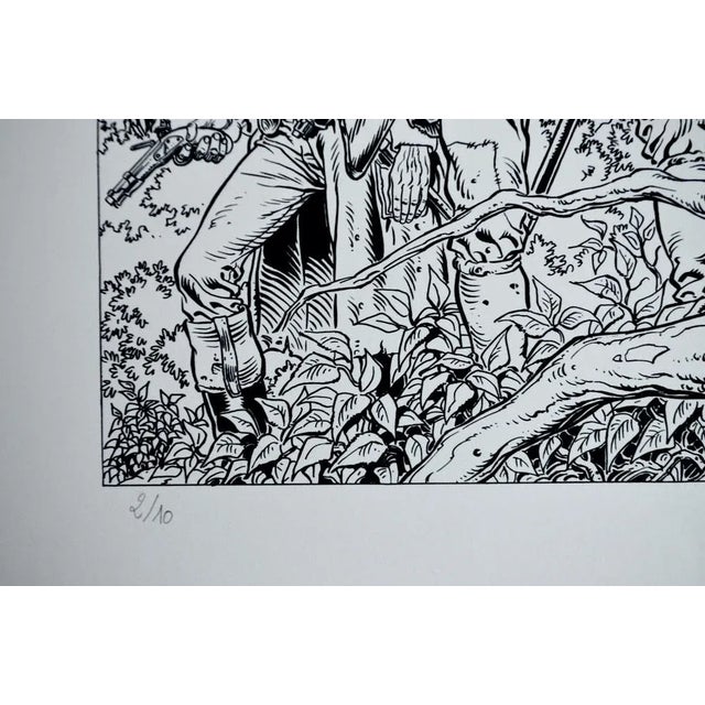 Yves Swolfs, Dampierre, 1992, Silkscreen For Sale - Image 6 of 11