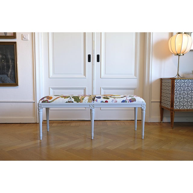 1960s Gustavian Bench by Josef Frank for Svenskt Tenn, 1960s For Sale - Image 5 of 6