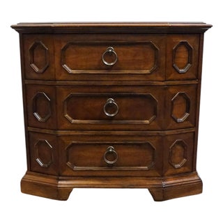 Bernhardt Furniture Solid Cherry Italian Neoclassical Tuscan Style 36" Bachelor's Chest / Nightstand 327-230 For Sale