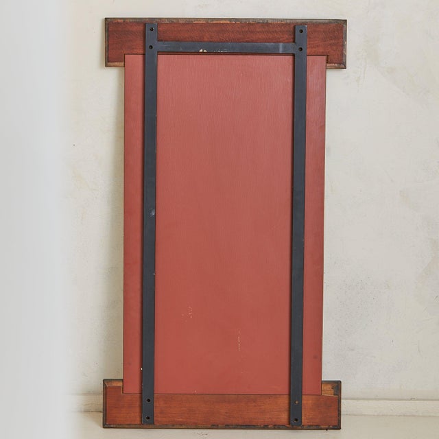 Italian Santambrogio E De Berti Copper Wall Mirror, 1960s For Sale - Image 9 of 9