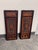 Design Plus Gallery presents a pair of Antique Carved Wood Window Panels. Each wall panel shows openwork lattice carving...
