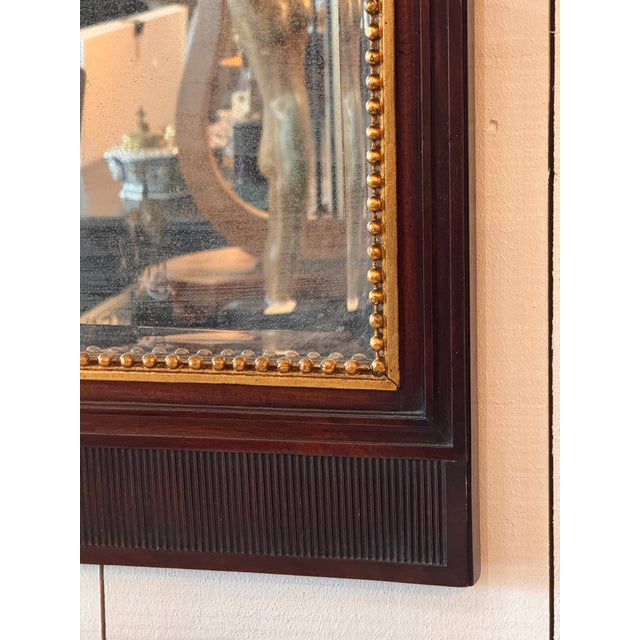 19th Century 19th Century Mahogany and Gilt Mirror For Sale - Image 5 of 8