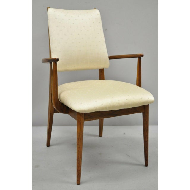 Vintage Century Danish Modern Walnut Upholstered Dining Room Chairs