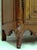 Antique 1900s French Tiger Oak Display Cabinet, Louis XV Style, Carved Glass Door Bookcase For Sale In Los Angeles - Image 6 of 17