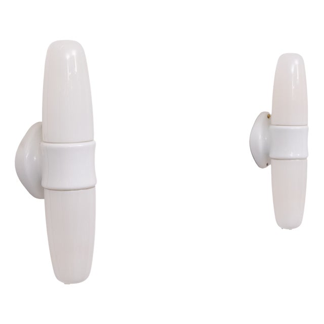 Model 6068 Wall Lamps by Wilhelm Wagenfeld for Lindner Leuchten, 1950s, Set of 2 For Sale