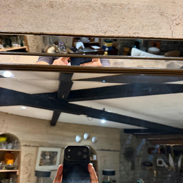 Venetian Hollywood Regency Wall Mirror Beveled Edges For Sale - Image 10 of 15