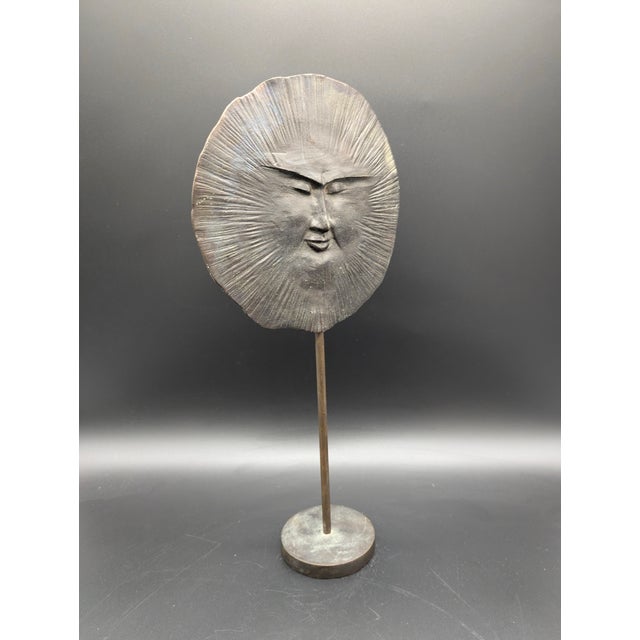 Traveling Man Treasures is selling this beautiful bronze abstract sculpture, often identified in the art world as a "Sun...