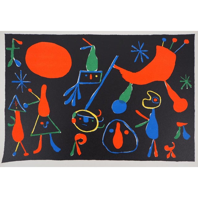 After Joan Miro, People in the Stars, 1949, Lithograph For Sale - Image 6 of 6