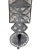 Black Vintage Large African Bobo Bwa Wooden Plank Mask Burkina Faso 79" H For Sale - Image 8 of 8