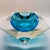 Ashtray or Catch-all in Murano Glass by Flavio Poli for Seguso. Two Stunning Submerged colors: Sky Blue and Blue. 1960s,...