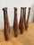 Antique Hand Carved Indian Club Pins & Exercise Weights - Set of 8 For Sale - Image 4 of 15