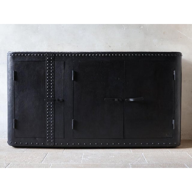 Antique Industrial Riveted Sideboard, 1890s For Sale - Image 13 of 13