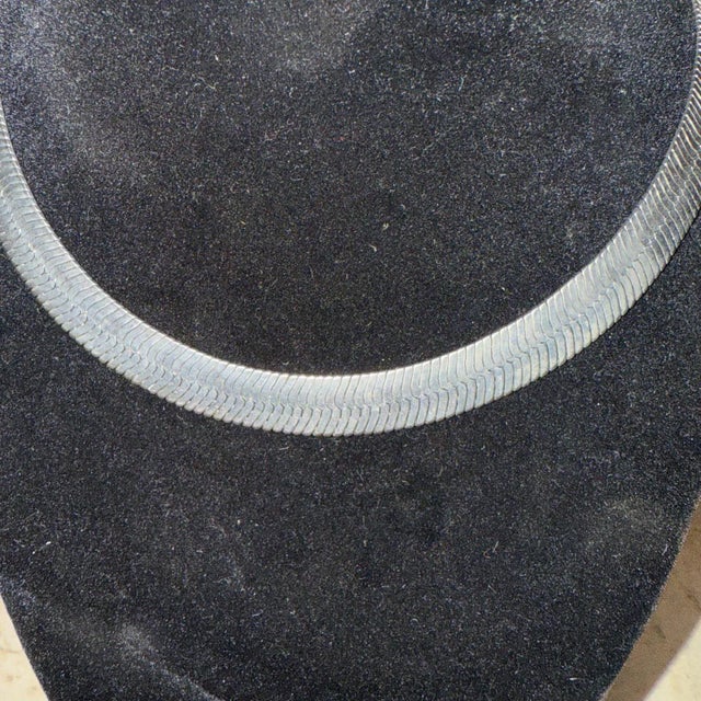 Vintage Sterling .925 Necklace Decorative Chain Collectible Jewelry For Sale In San Diego - Image 6 of 14