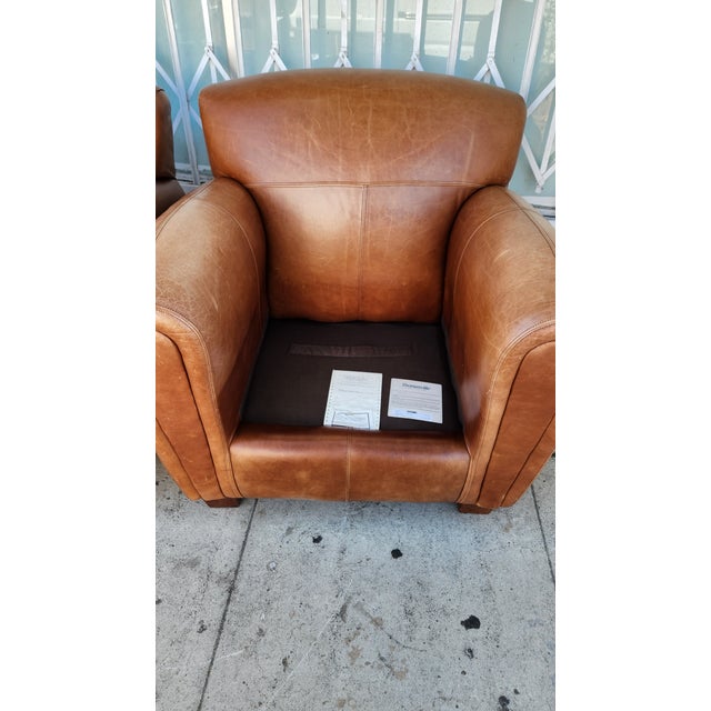 1980s 1980s Pair of Thomasville Leather For Sale - Image 5 of 10