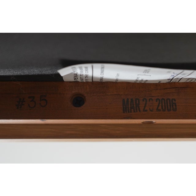 Stickley Eastwood Mission Oak Leather Chair With Ottoman For Sale - Image 18 of 18