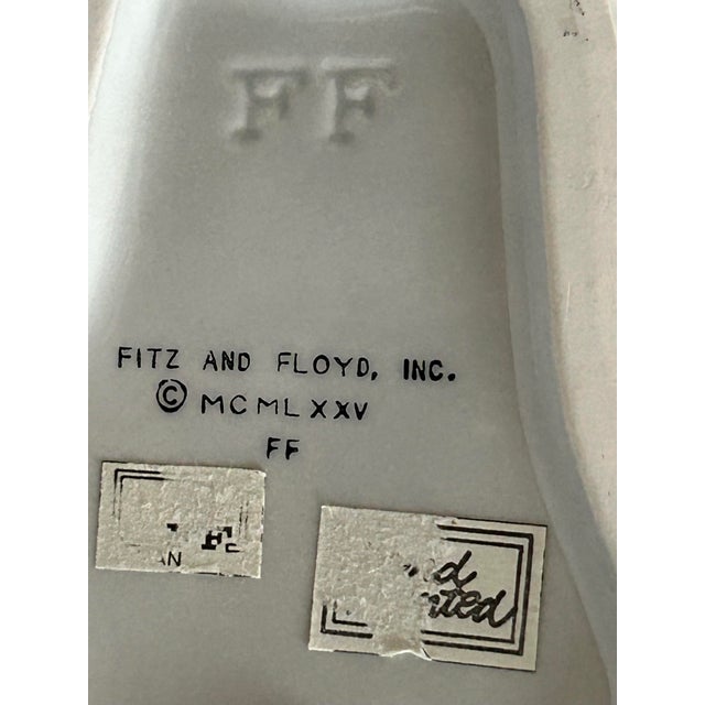 Fitz and Floyd Vintage Porcelain Bunny Rabbit For Sale - Image 10 of 10