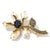 Bochic "Orient" Blue Sapphire & Multi Fancy Sapphires Brooch 18K Gold & Silver For Sale - Image 18 of 18