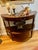 English Vintage Jonathan Charles Demilune Console Table For Sale - Image 3 of 8