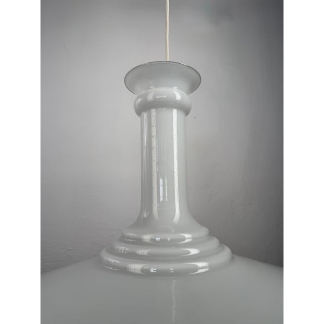 Glass Apotheker Pendant Lamp by Sidse Werner for Holmegaard, Denmark, 1980s For Sale - Image 7 of 8