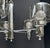 1970s 1970s Chrome-and-Glass 5-Light Chandelier Attributed to Gaetano Sciolari for Lightolier For Sale - Image 5 of 10