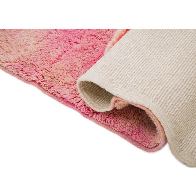 Early 21st Century Vibrant Hand-Knotted Wool Rug by Azele Studio For Sale - Image 5 of 9