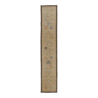 Antique 17th Century Chinese Ming Runner With Lotus & Peony Design - Rug & Kilim For Sale
