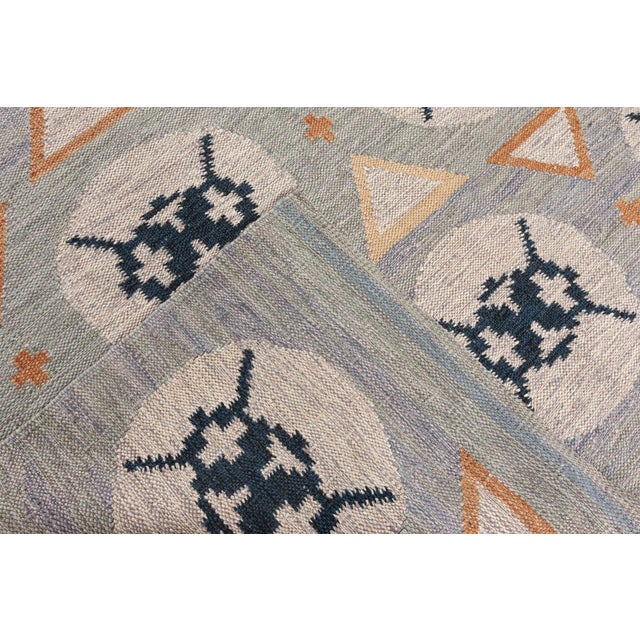 Gray Modern Flat Weave Rug by Doris Leslie Blau For Sale - Image 8 of 8