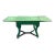 Kelly Green Painted French Farmhouse Extension Dining Table For Sale