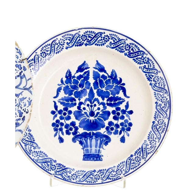 Earthenware Plates, 19th Century, Set of 2 For Sale - Image 4 of 8