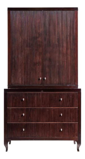 Late 20th Century Barbara Barry for Baker Furniture Mahogany Armoire