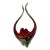 Vintage Murano Glass Sculpture Basket!! For Sale
