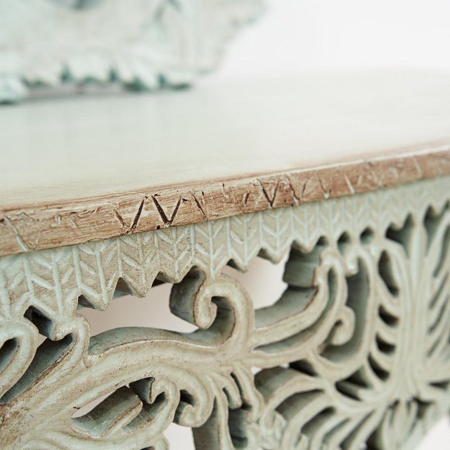 Console Table with Oriental Mirror For Sale - Image 10 of 16
