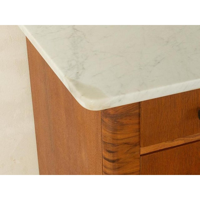Brown Art Deco Chest of Drawer, 1920s For Sale - Image 8 of 9