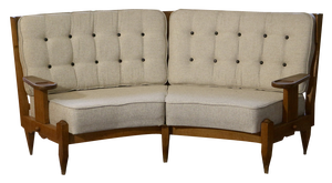 Vintage Sofa by Guillerme & Chambron for Votre Maison, 1970