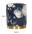 2020s Opal Floral Velvet Ottoman with Gold Base For Sale - Image 5 of 7