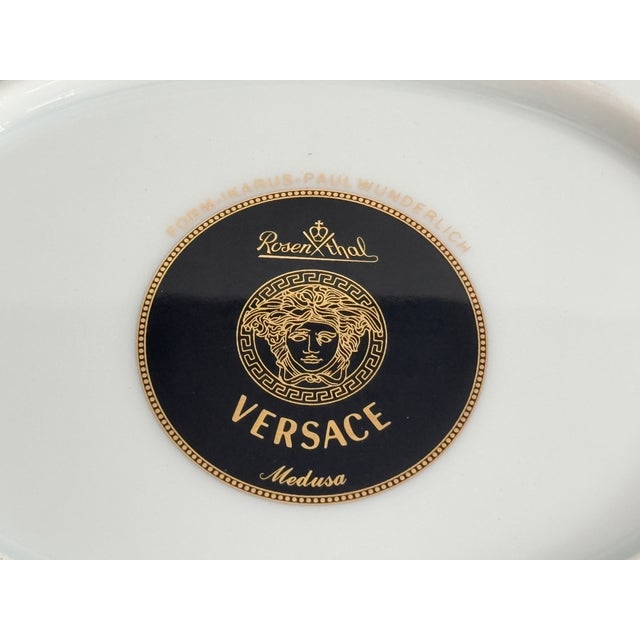 2000 - 2009 Medusa Sauce Boat with Plate by Versace for Rosenthal, 1990s For Sale - Image 5 of 7