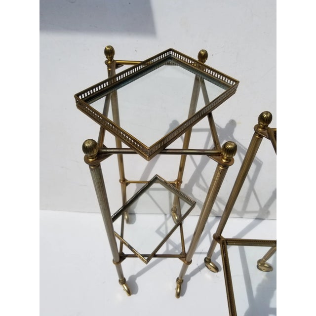 1950s 1950s Maison Bagues Style Side Tables - a Pair For Sale - Image 5 of 10