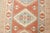 Textile Hand-Knotted Bohemian Area Rug, Faded Terracotta and Blue Carpet For Sale - Image 7 of 10