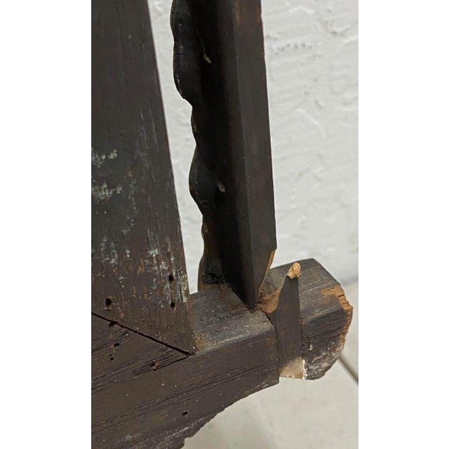 19th Century Hand Carved & Gilded Mahogany Wall Mirror For Sale - Image 12 of 13