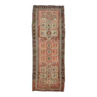 Mid 20th Century Vintage Decorative Kars Kilim Rug For Sale