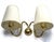 Large, two-light wall lamp in the Viennese Modernist style. The design is attributed to Josef Frank. Two E27 sockets....