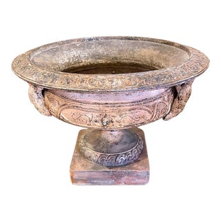 19th C. French Iron Planter For Sale