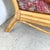 Ficks Reed Style Rattan Lounge Chair and Ottoman With Floral Cushions For Sale - Image 14 of 18