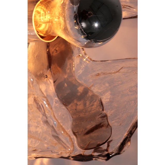 Brown Wall Lamp in Murano Glass by Carlo Nason for Kalmar, Austria, 1960s For Sale - Image 8 of 11