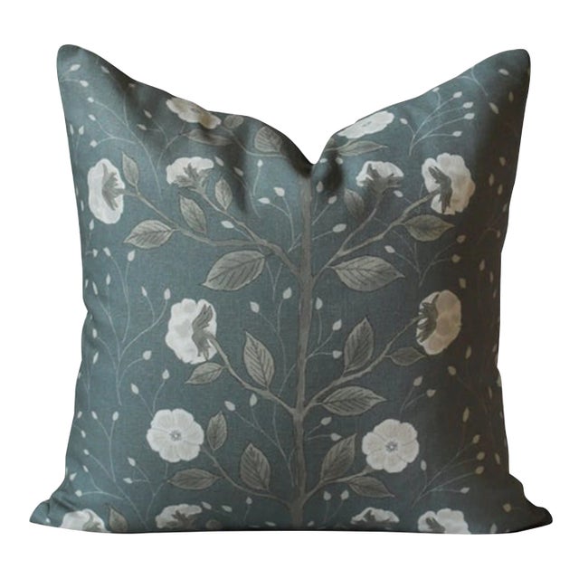 Lauren Servati Textiles, Rosewood // Juniper Pillow, 20"x20" For Sale