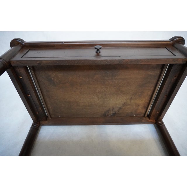 Miramar End Table With Drawer and Rush Shelf From Rooms & Gardens For Sale - Image 14 of 18