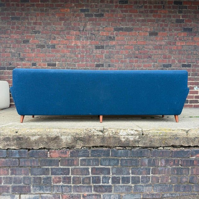 Mid 20th Century Folke Ohlsson for Dux Sofa 4 Seater 96” Danish Midcentury Modern For Sale - Image 5 of 11