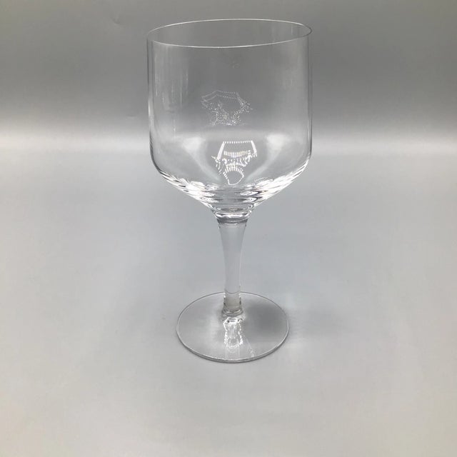 Swedish Midcentury Modern Orrefors Rhapsody Claret Wine Glasses-Set of 7 For Sale - Image 10 of 13